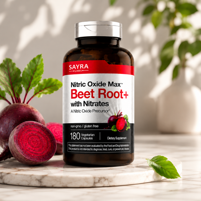 Nitric Oxide Max+ Beetroot Blend: Support healthy circulation, energy & vitality