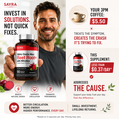 Your Body Runs on Blood Flow — Support the Nitric Oxide Pathways Modern Life Depletes